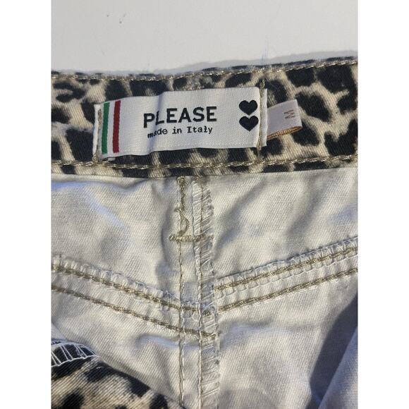 Please Women’s skirt Leopard Print Cotton Max Size Medium In Italy evening chic - Picture 5 of 8